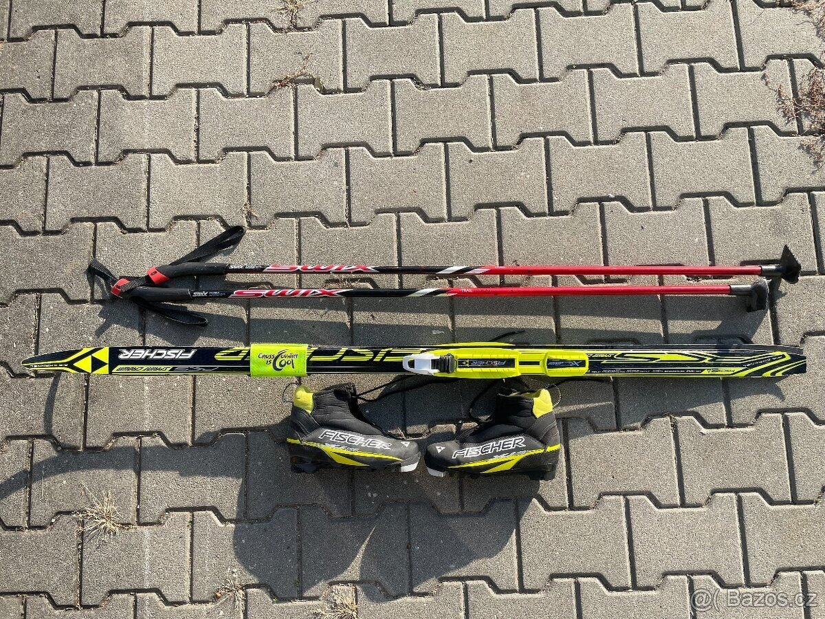Dětský bežecký lyžařský set Fischer