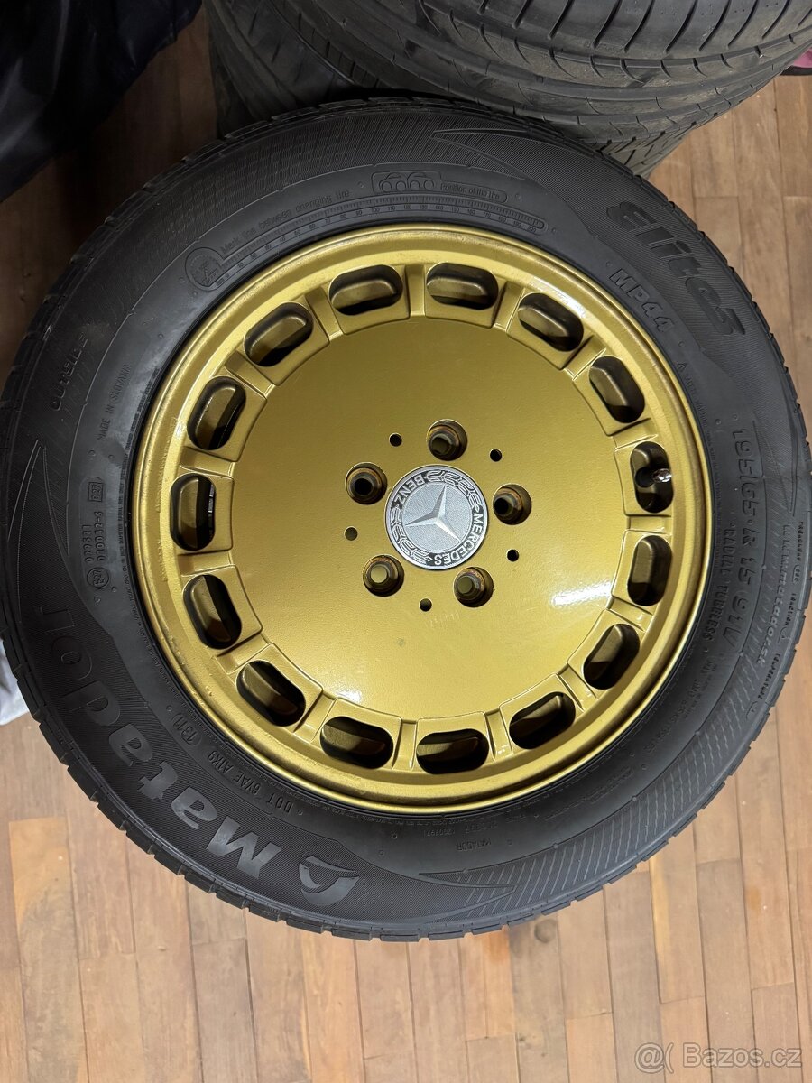 Alu mercedes sada 4 ks na w123,124,107,201