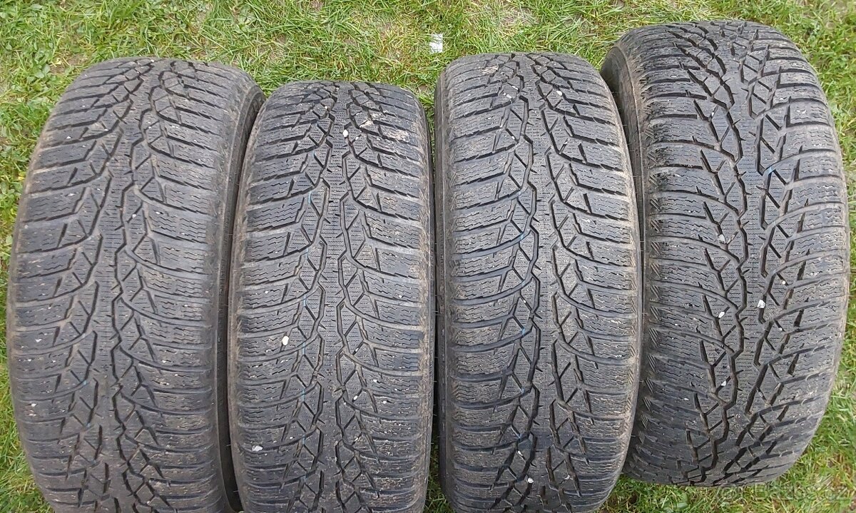 R16 5x100 otv.56,1mm ET48; 205/55 R16 Zimní Nokian