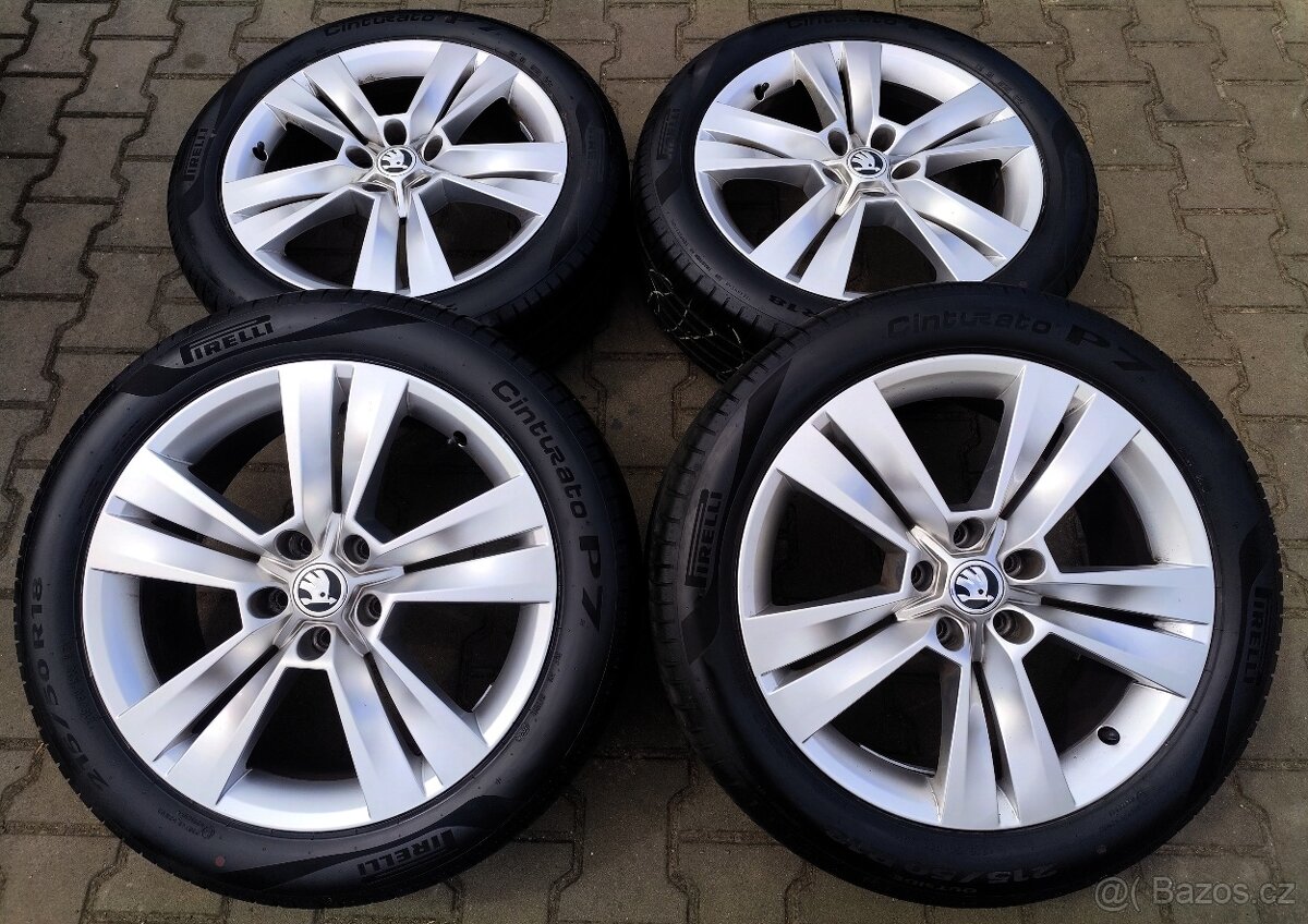 Alu kola originál Škoda Karoq 5x112 R18 Mytikas