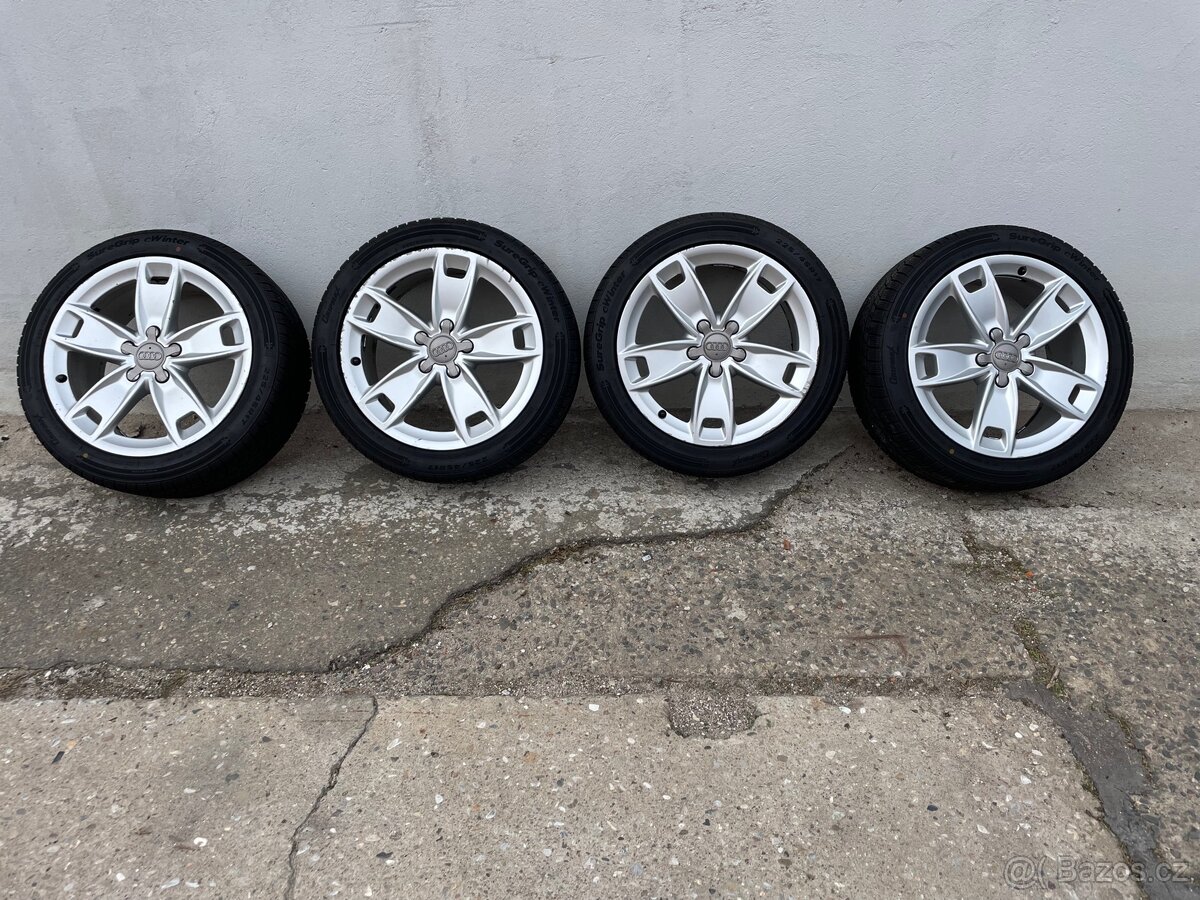 Audi ALU kola 5x112 17”+ zimní pneu 225/45 R17