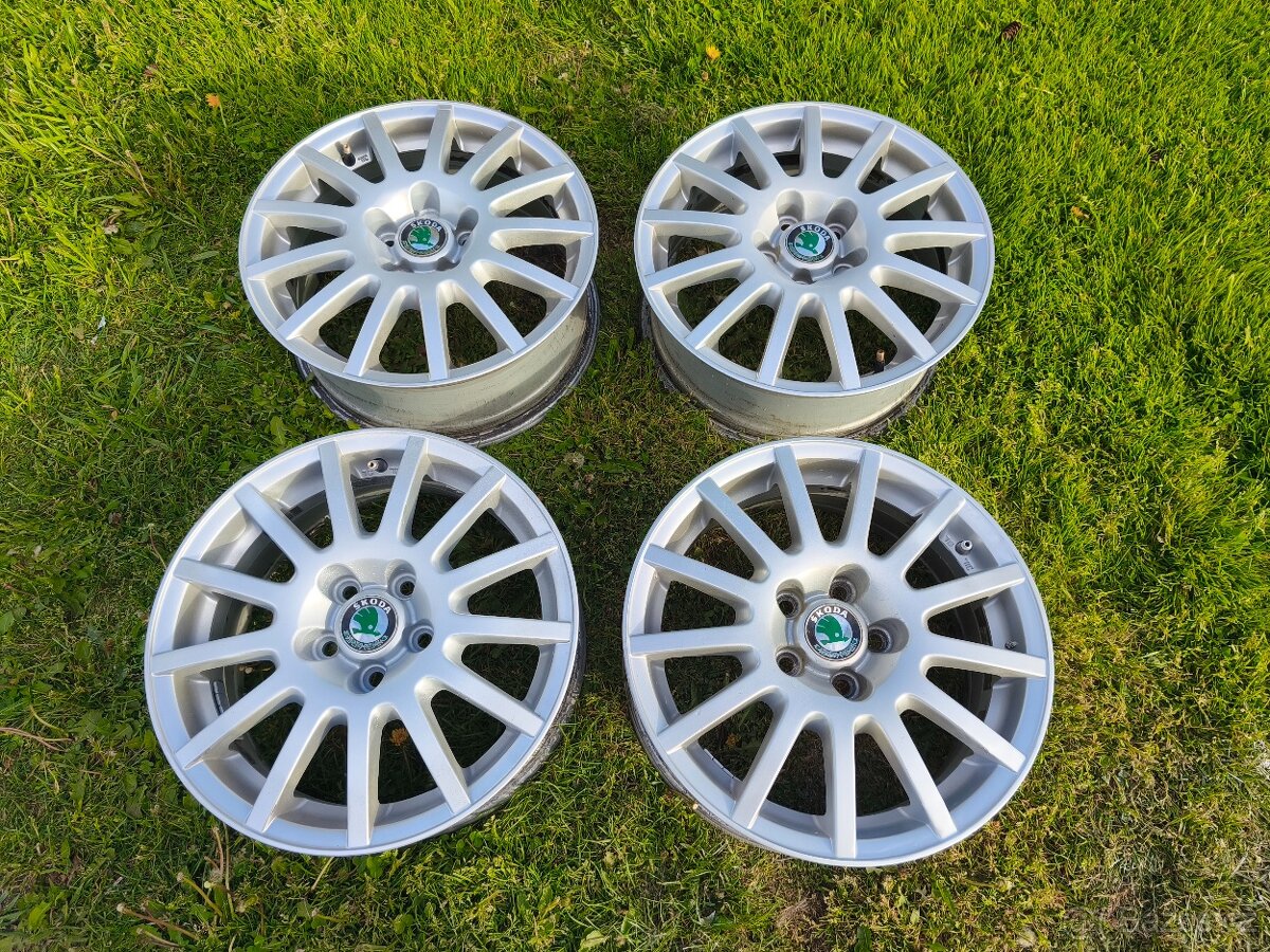 ALU disky Škoda, VW 5x100 R15