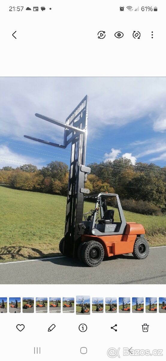Prodám vzv TOYOTA 5F D 70 .