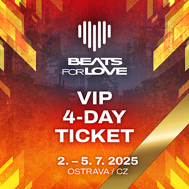 2x VIP Celofestivalová vstupenka na Beats for Love + Parking