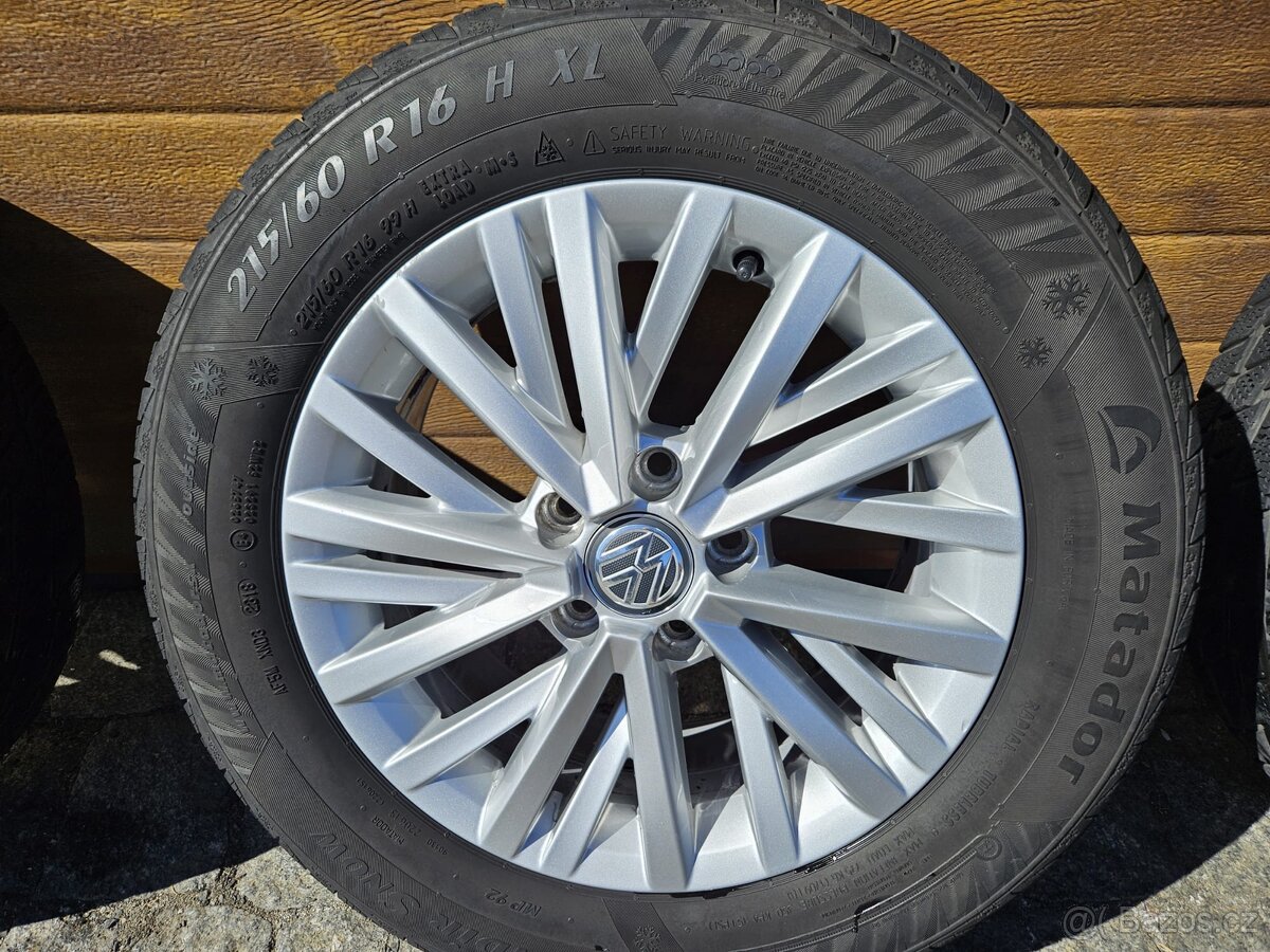 Sada alu kol VW T-Roc 6,5x16 215/60 5x112
