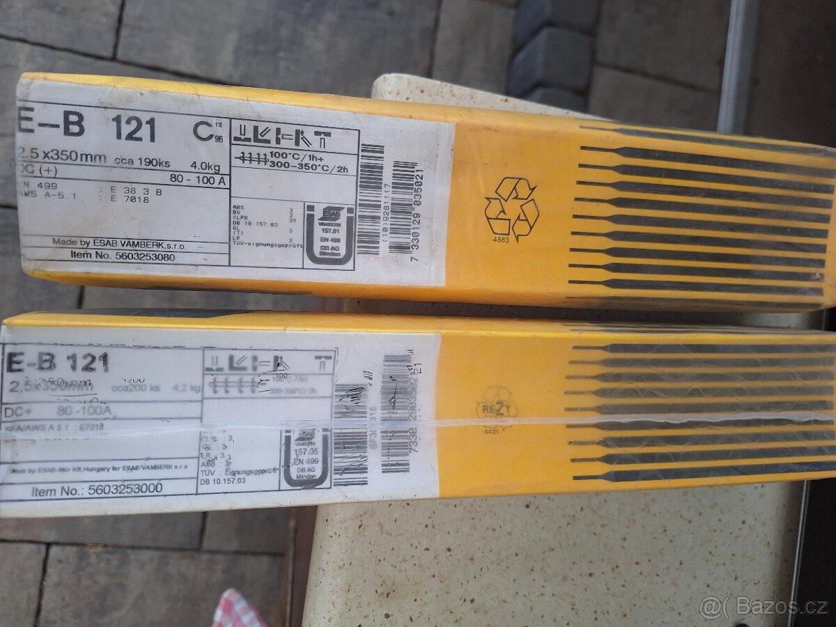 Svařovací elektrody E-B 131 2,5x350