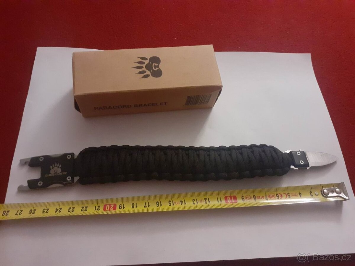 Náramek paracord s čepelí ev.c:RID000003067998
