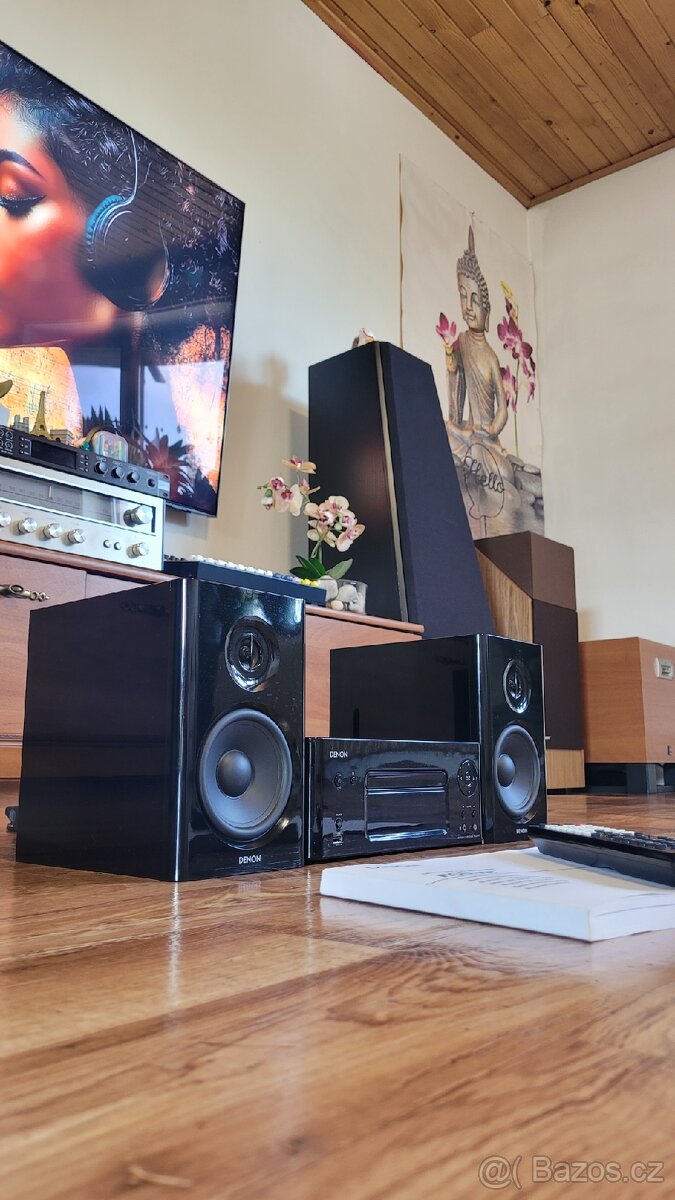 Prodám sestavu receiver Denon rcd n7+ 2 repro denon sc n7