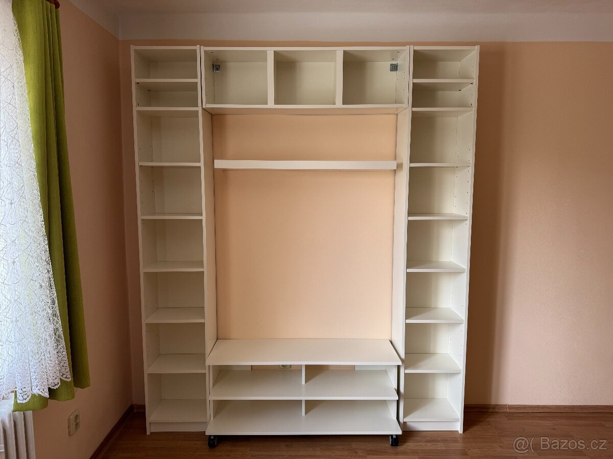 Knihovna/tv stolek