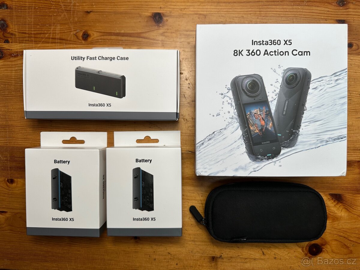 Kamera Insta360 X5 v ZÁRUCE + příslušenství