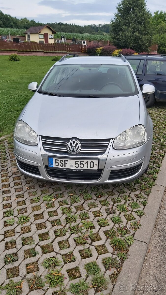 Golf 5 kombi, 1.9 TDI, rv. 2008, na opravu motoru