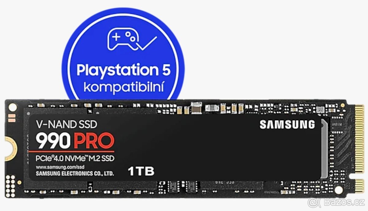Nový SSD disk Samsung 990 PRO NVMe™ M.2 SSD 1 TB, v záruce