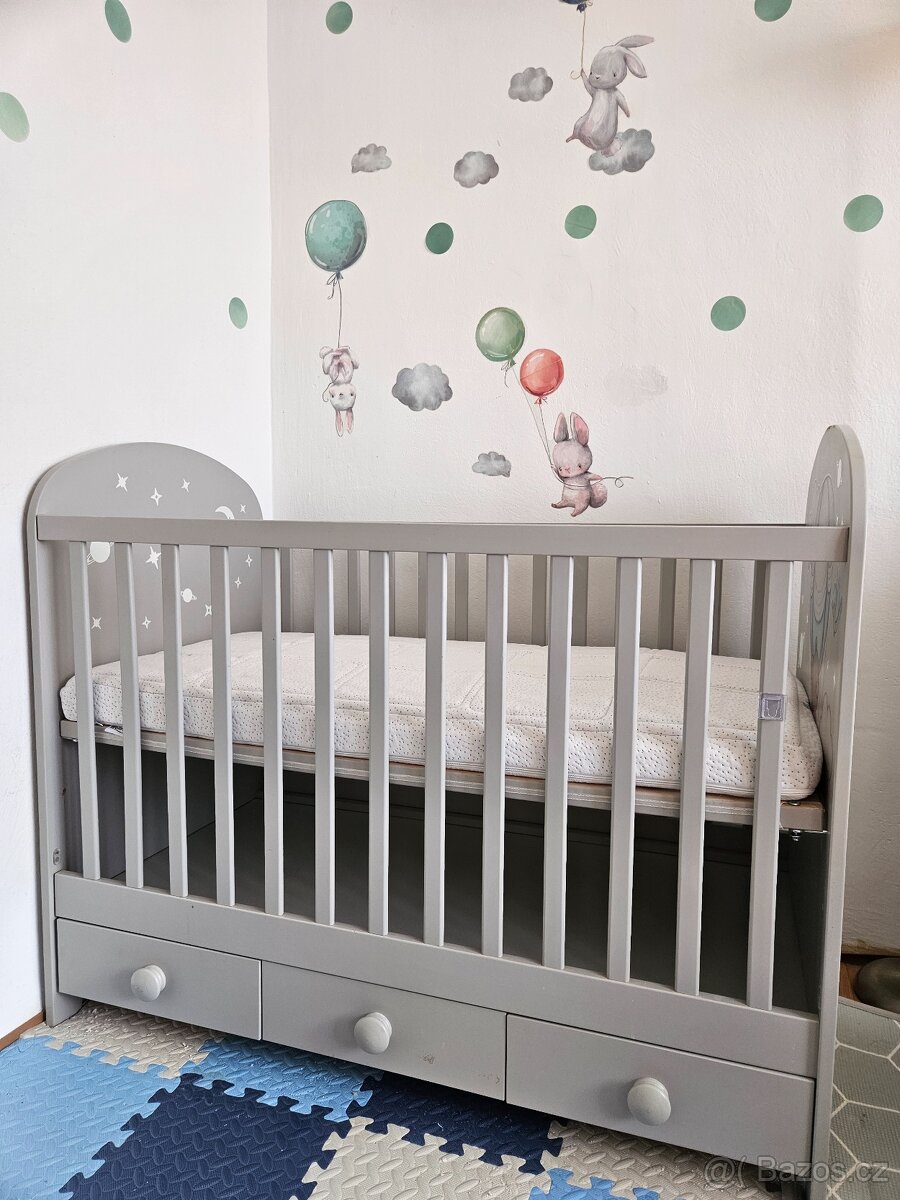 Gonatt IKEA Dětská rostoucí postýlka