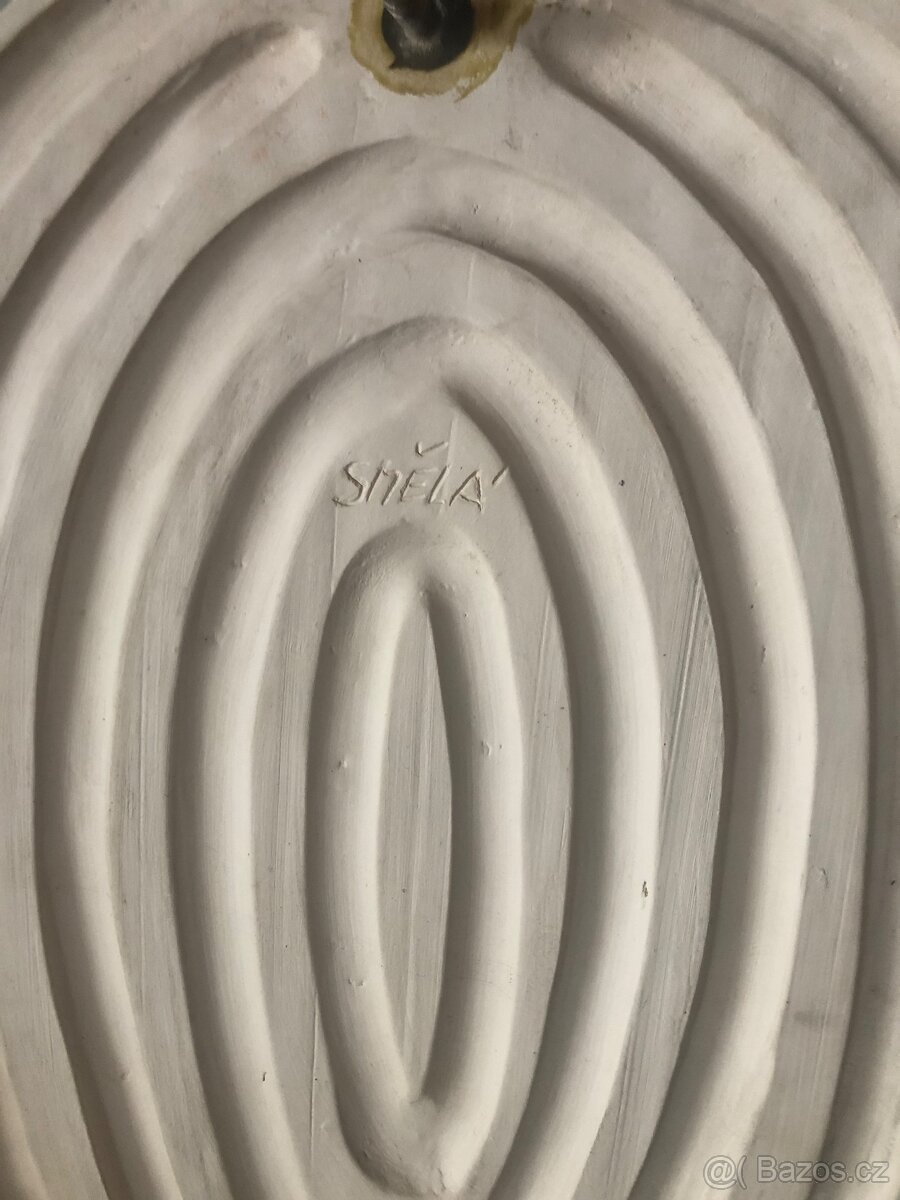 Retro keramická plastika