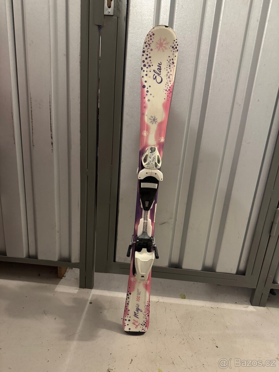 Lyže Elan 100cm + hulky 85cm