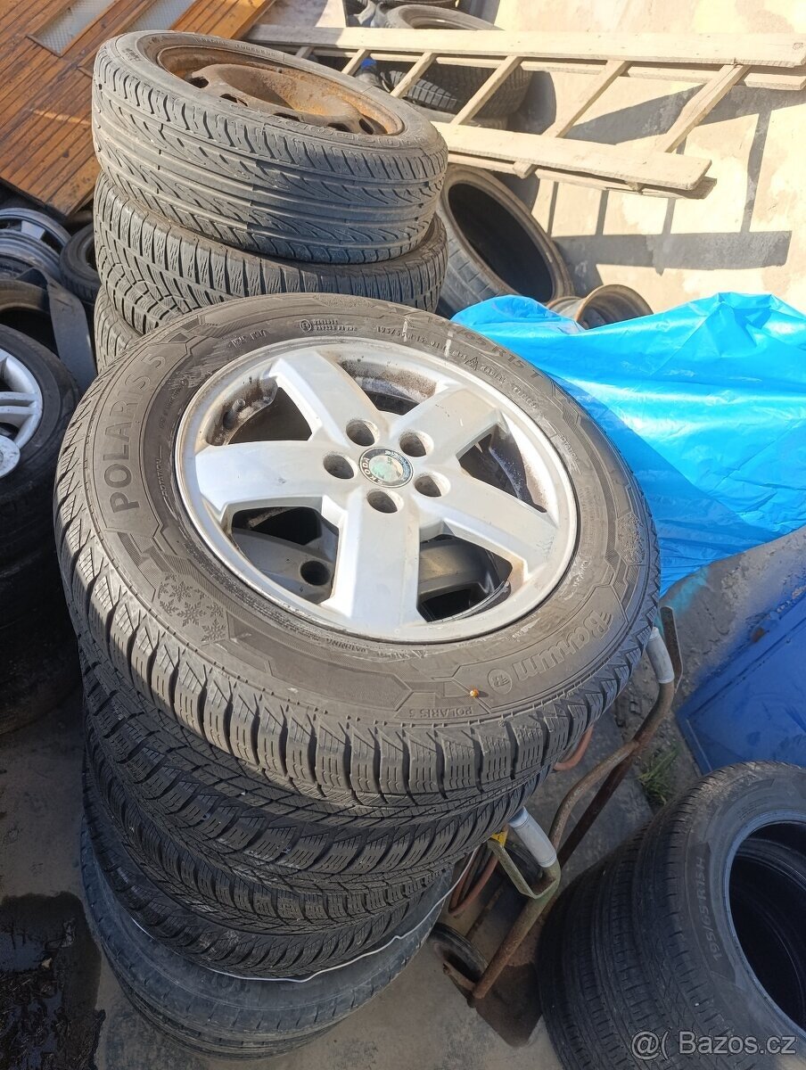 15" zimni alu Skoda Octavia 1 195/65 R15 5x100