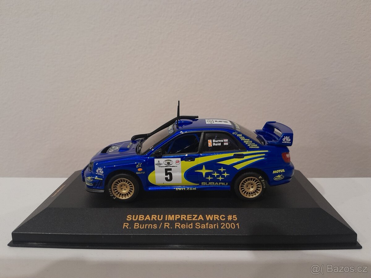 model SUBARU IMPREZA WRC/SAFARI RALLY IXO RAM049