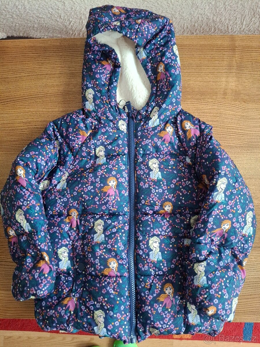 Dívčí zimní bunda vel.110