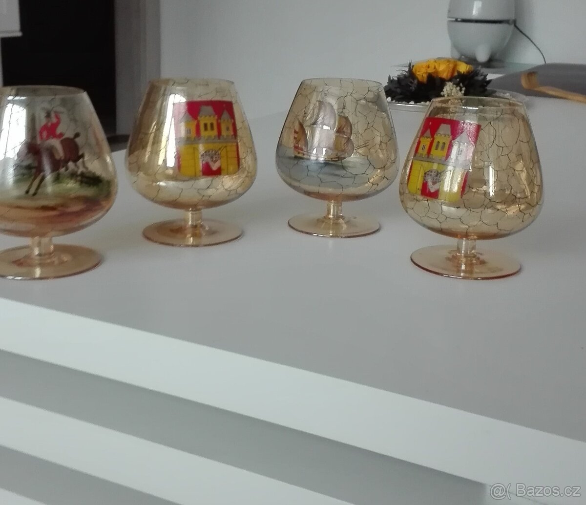 Prodám starožitné skleničky