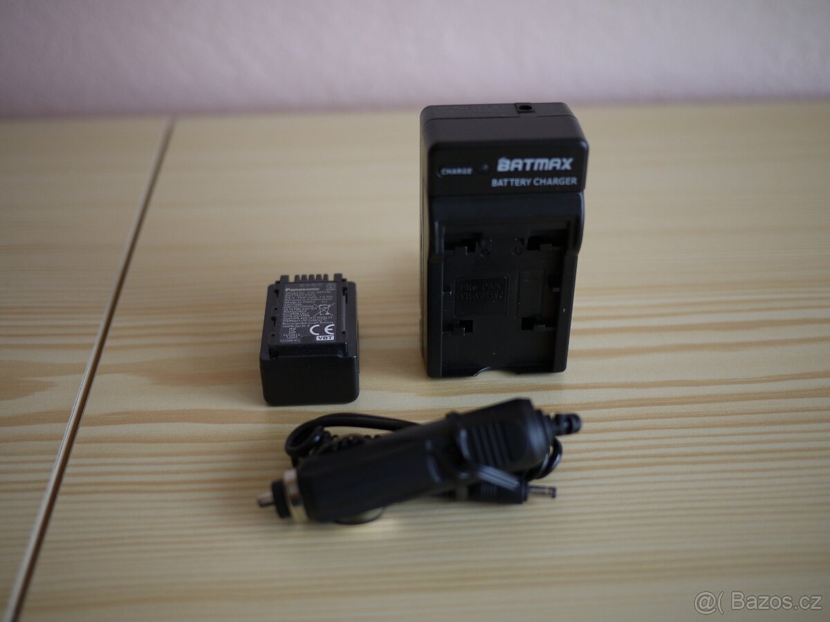 Nabiječka baterií + baterie Panasonic VW-VBT190...