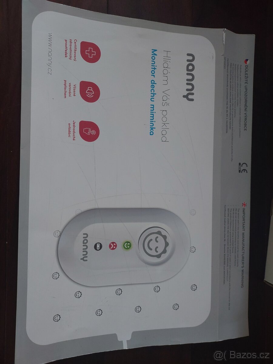 Monitor dechu, houpátko, postýlka, cestovní postylka