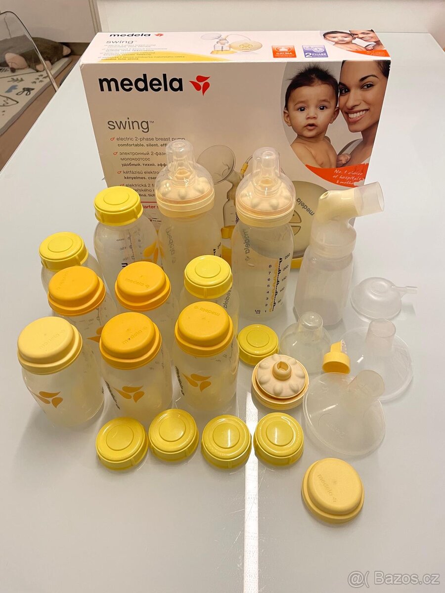 Odsávačka Medela komplet + další příslušenství