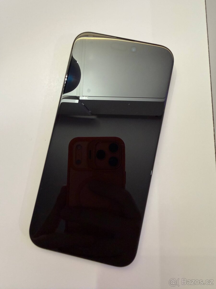 iPhone 15 Pro Max 256GB Black Titanium, 100% baterie