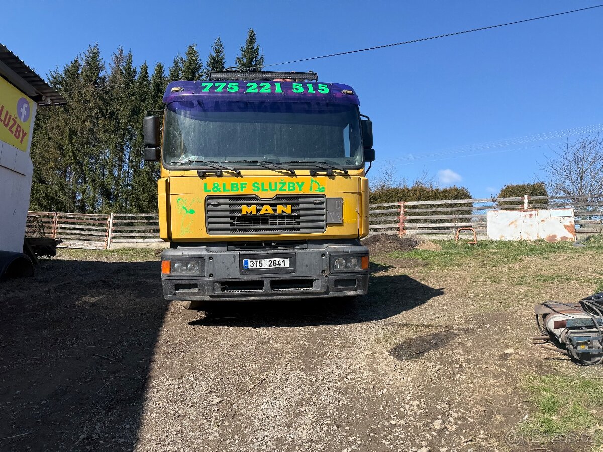 Man f 2000 ruka kontejner