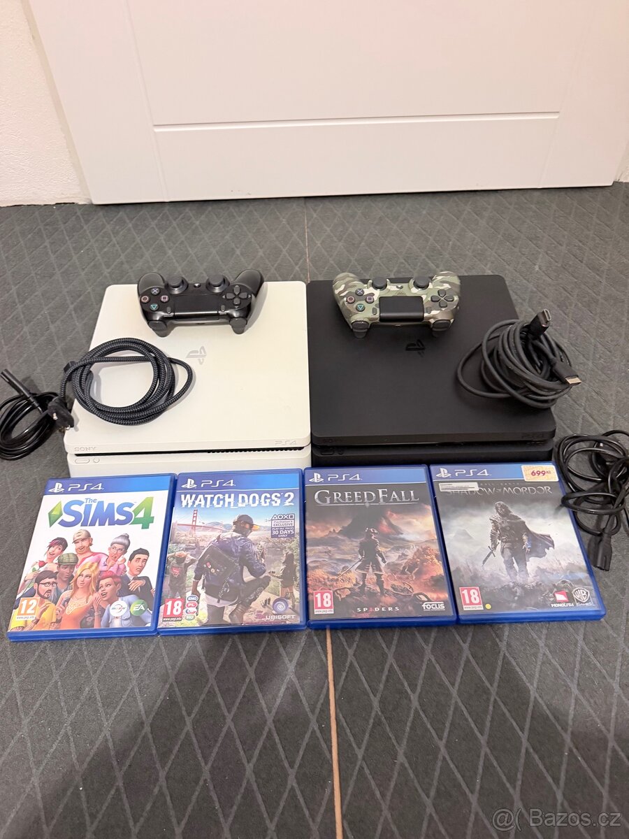 Kompletní herní balíček: 2x PS4 500GB