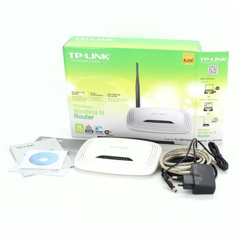 BEZDRATOVY WIFI ROUTER TL-WR740N Ver: 5.0