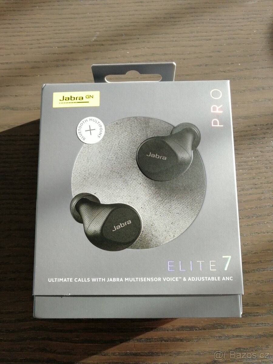 Bezdrátová sluchátka Jabra Elite 7 Pro black
