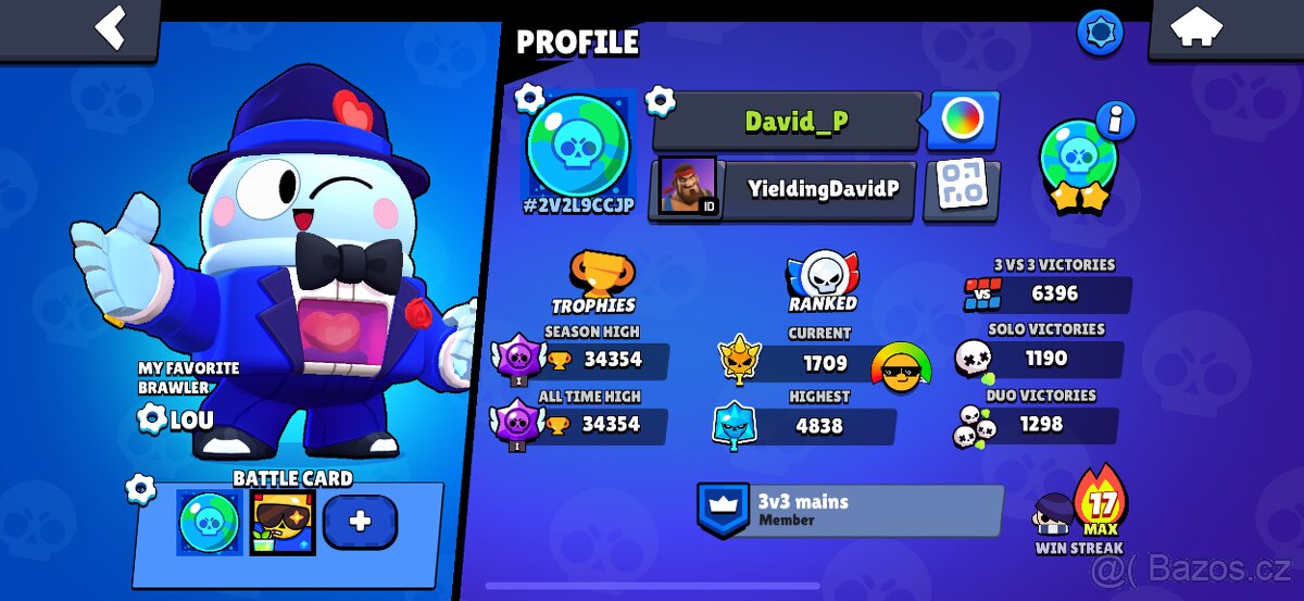 Brawl stars účet