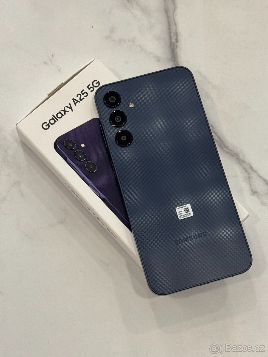 Samsung Galaxy A25, 128GB Blue Black zánovní