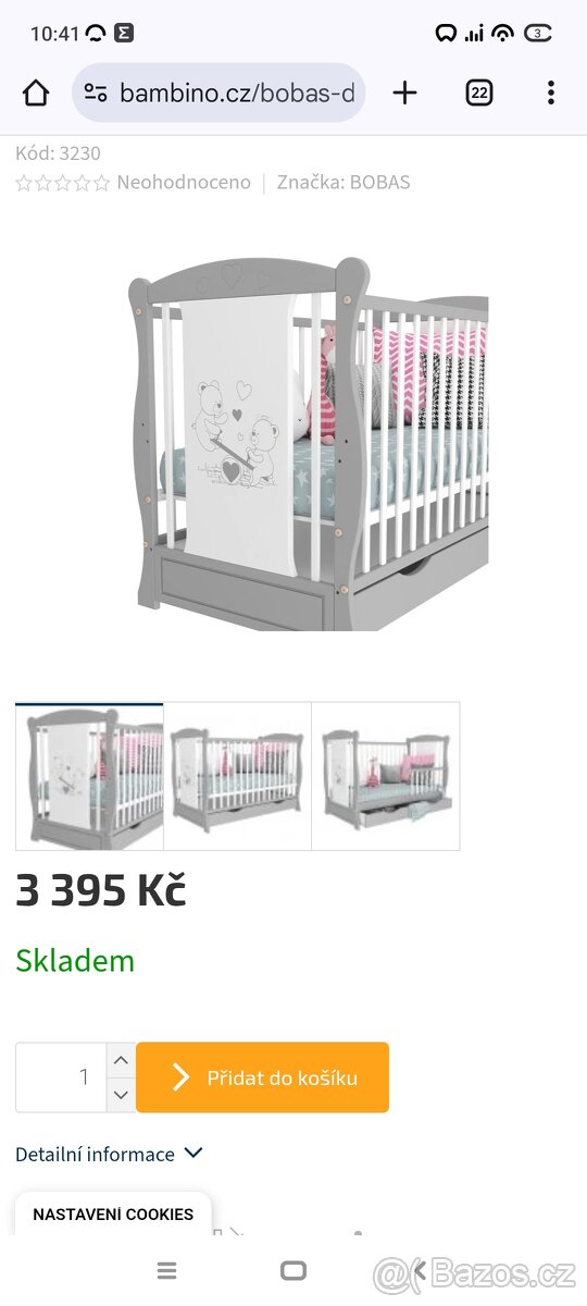 Dětská postýlka