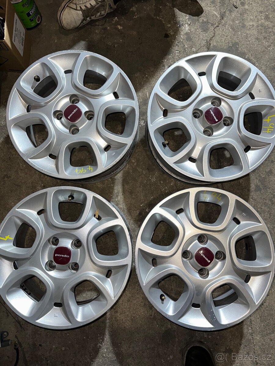494 Alu disk na Fiat Panda