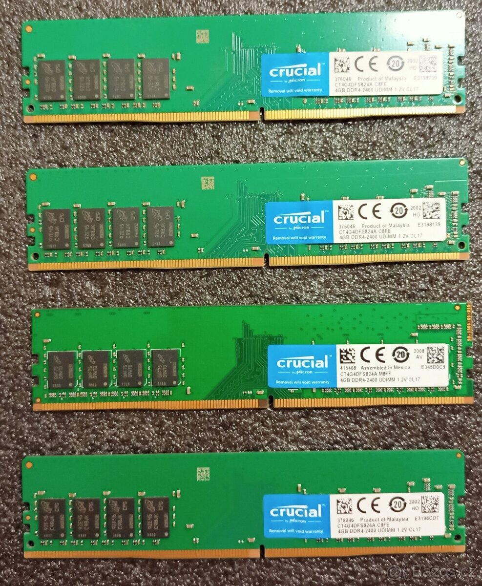 RAM DDR4 16GB (4x4GB)