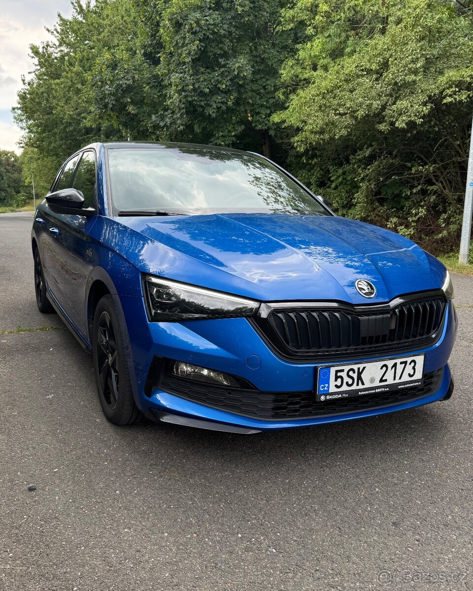 Škoda Scala Monte Carlo 1.5 TSI DSG, 110 kW – Výborný stav