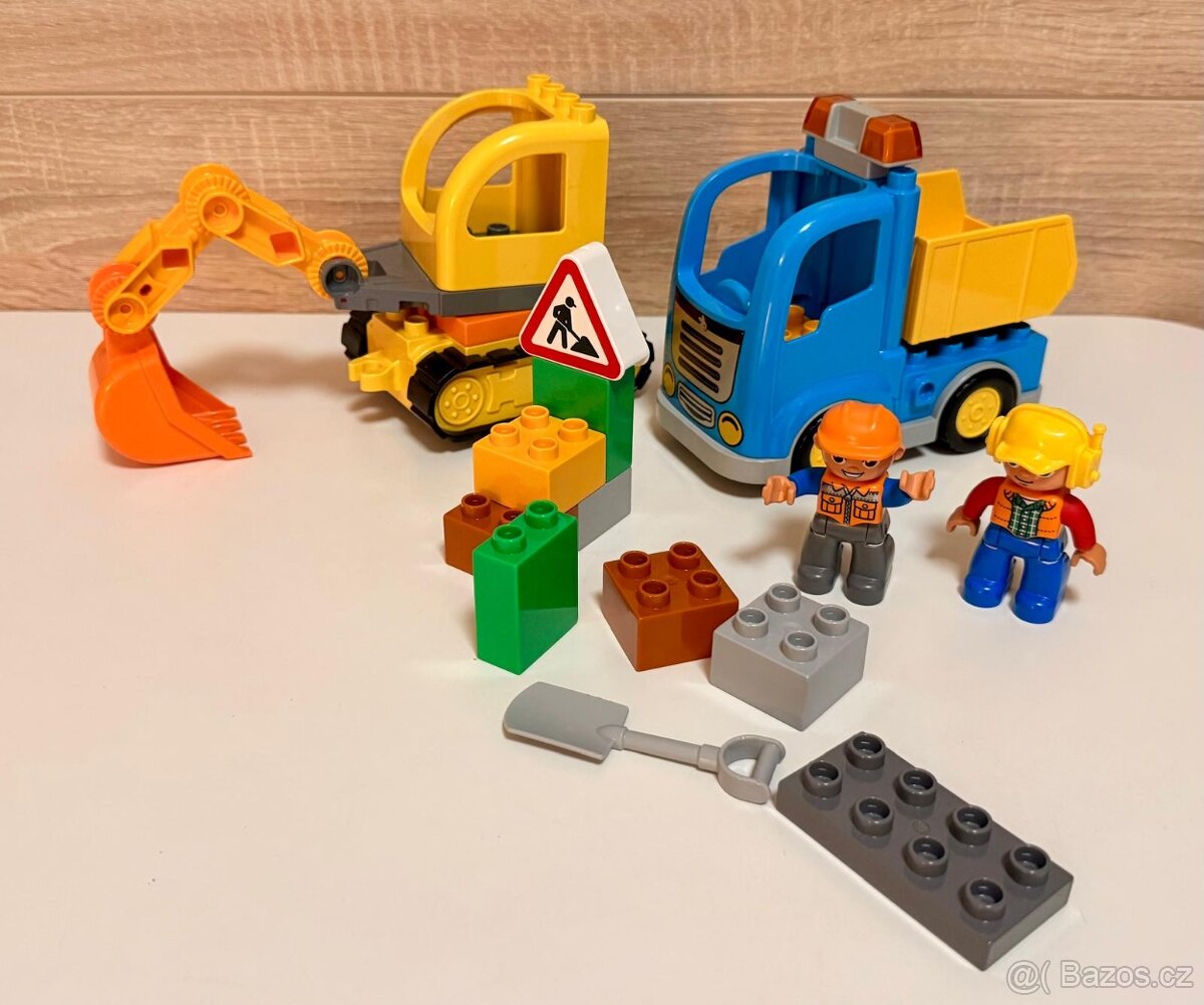 Lego Duplo 10812 Pásový bagr a náklaďák