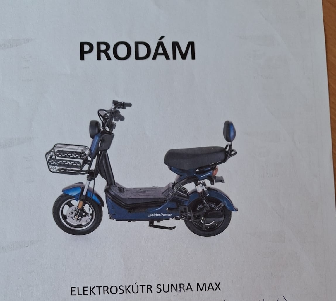Elektroskútr SUNRA MAX