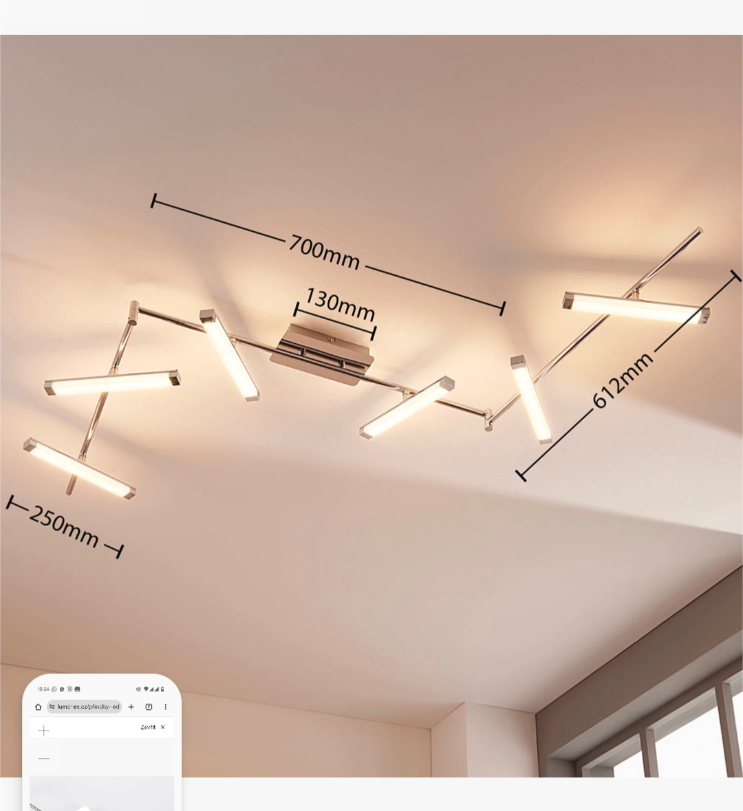 Stropní svítidlo LED