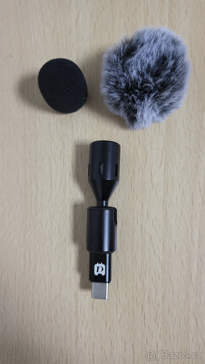 Malý mikrofon pro natáčení z mobilu, konektor USB-C