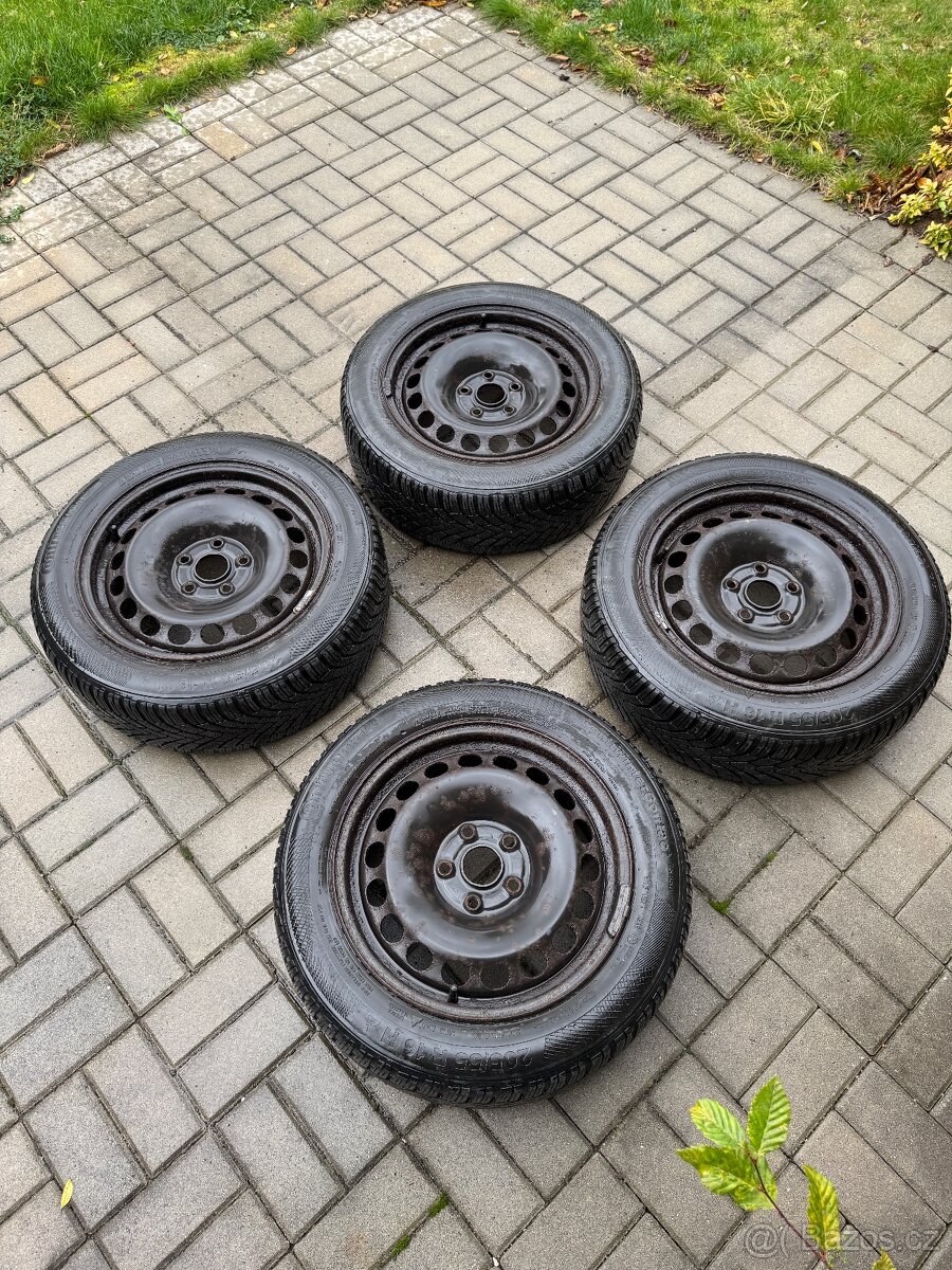 Zimní pneu Continental ContiWinterContact 205/55/R16 + disky