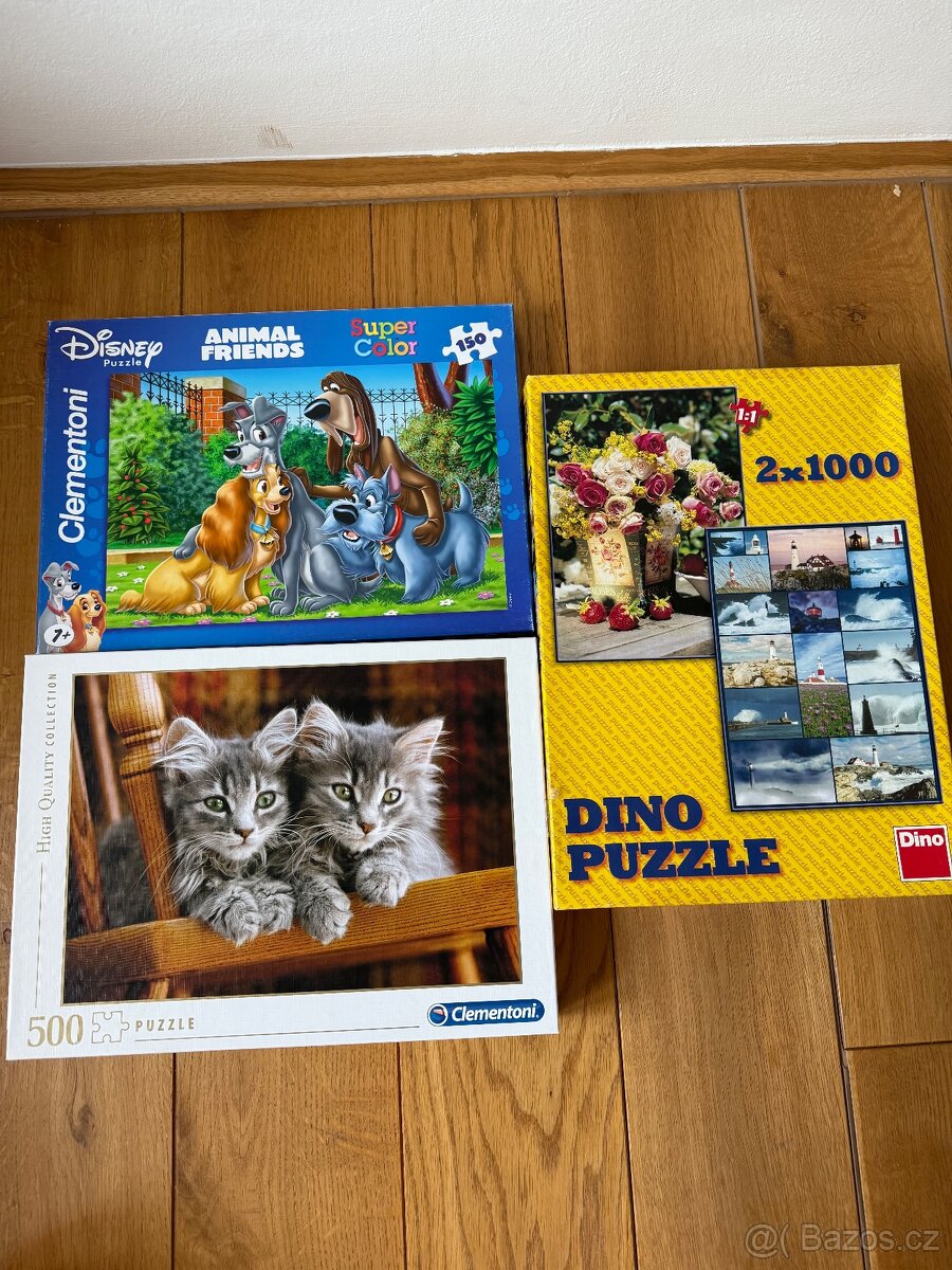 Puzzle Disney, kočky..