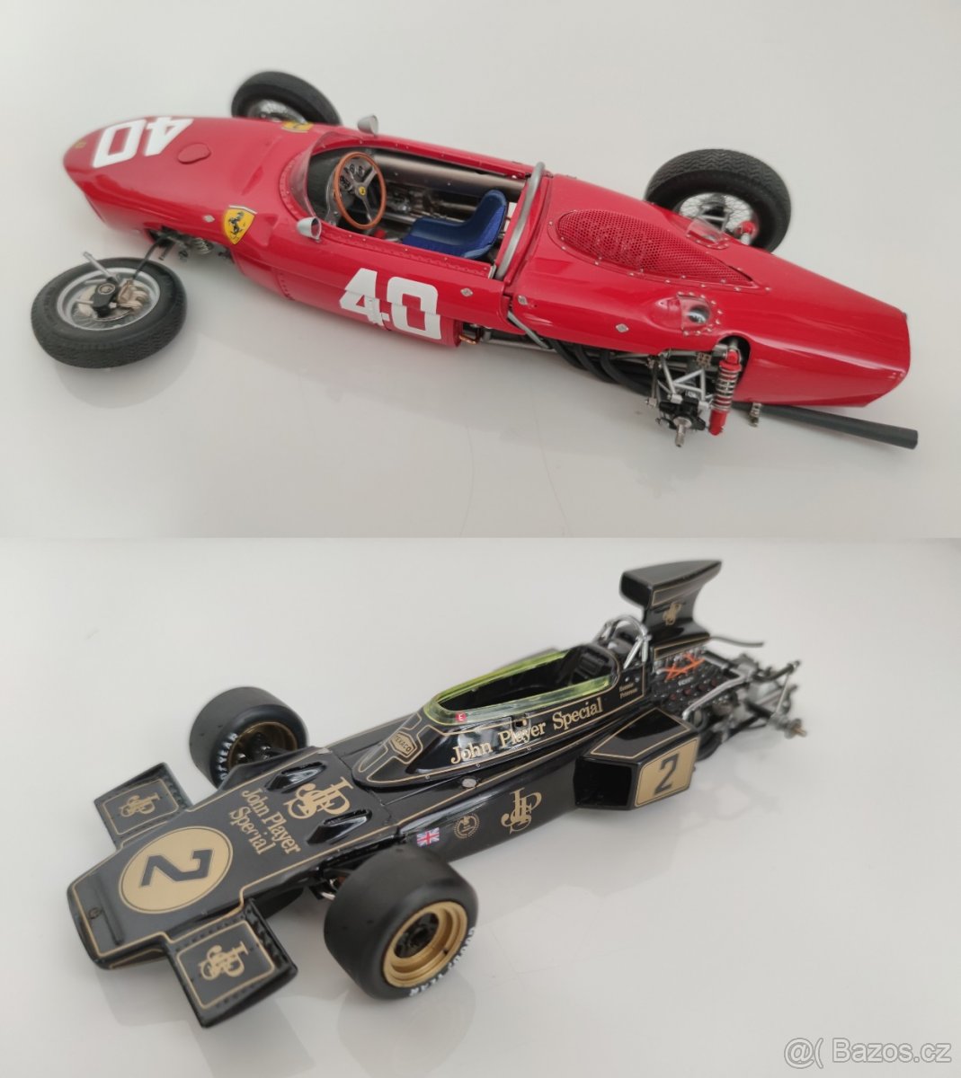 Poškozené modely F1 Exoto 1:18