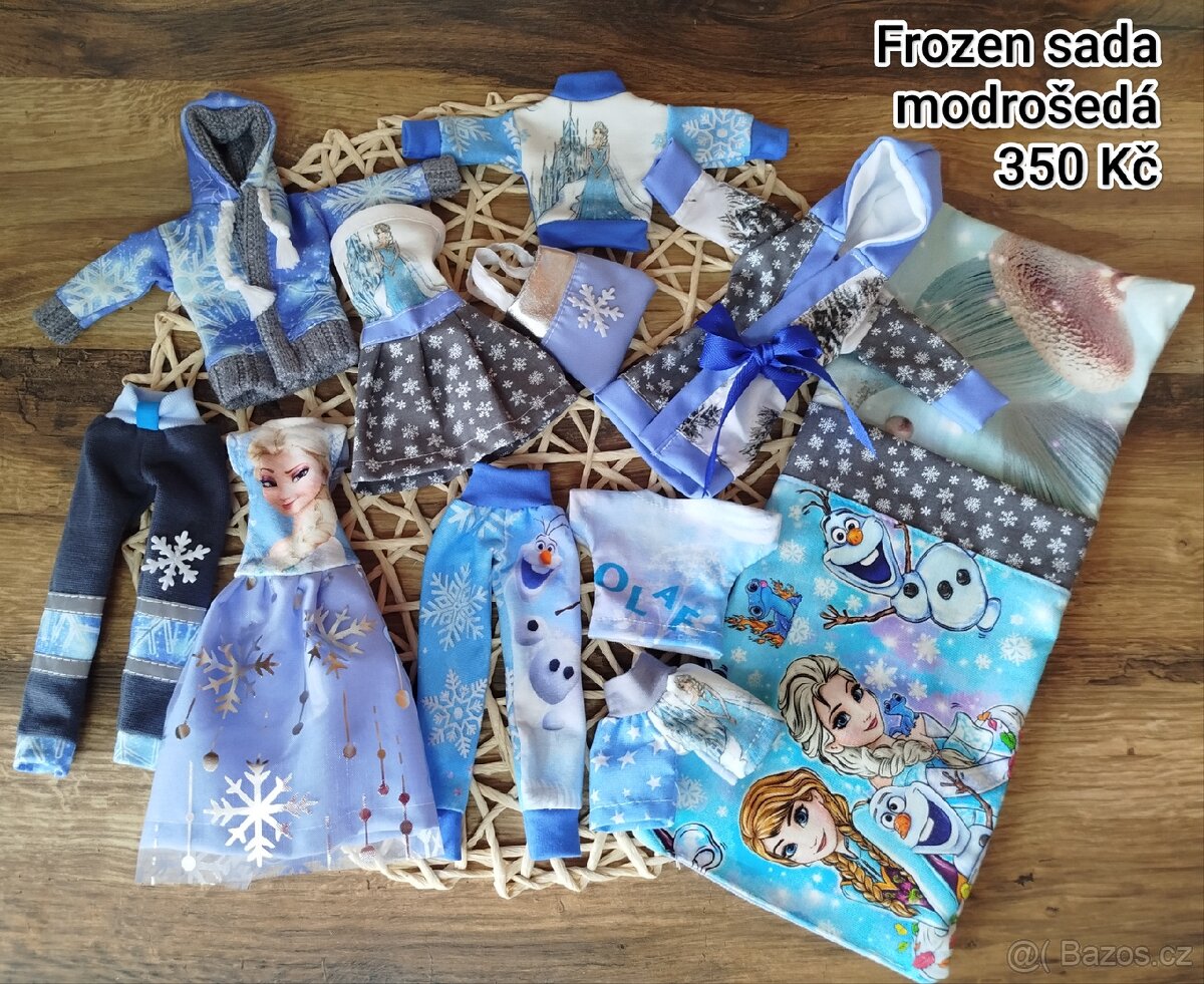 Barbie Sady oblečků Frozen, ledové království