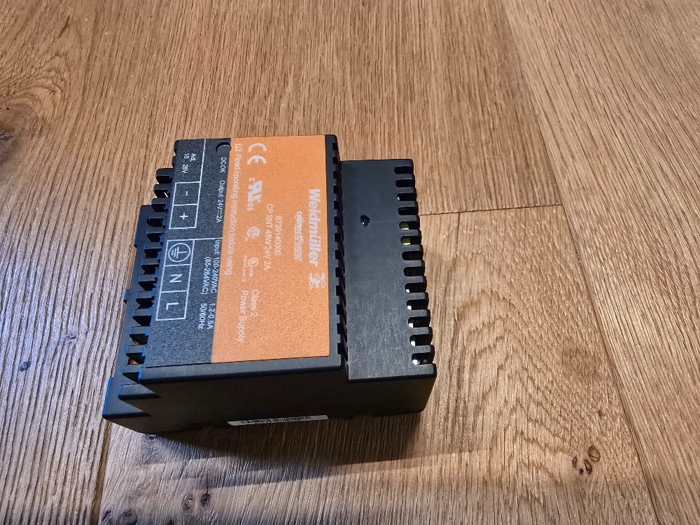 Zdroj Weidmuller input 100-240v, output 24V-2A