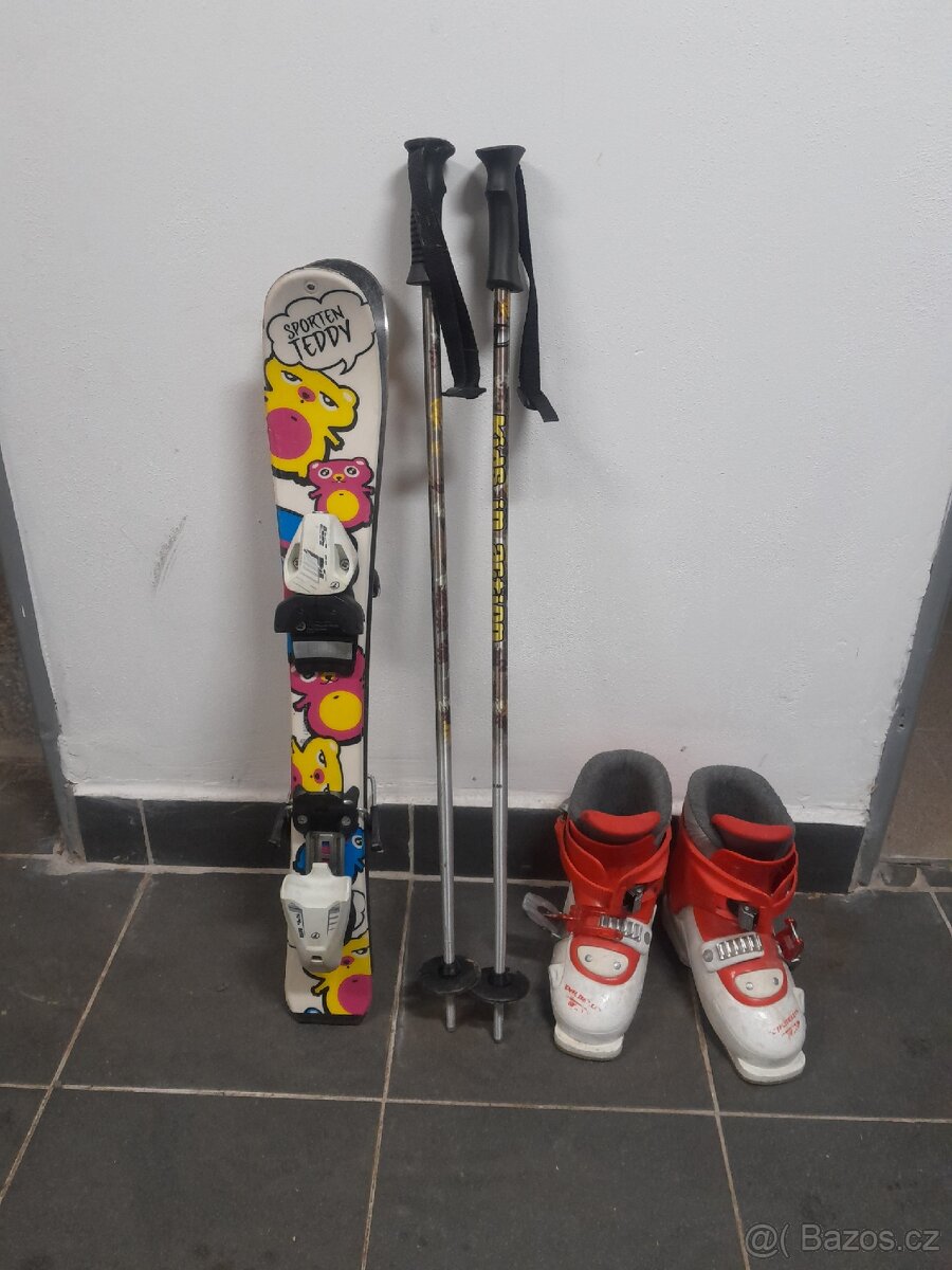 Lyže dětské 70 cm + boty