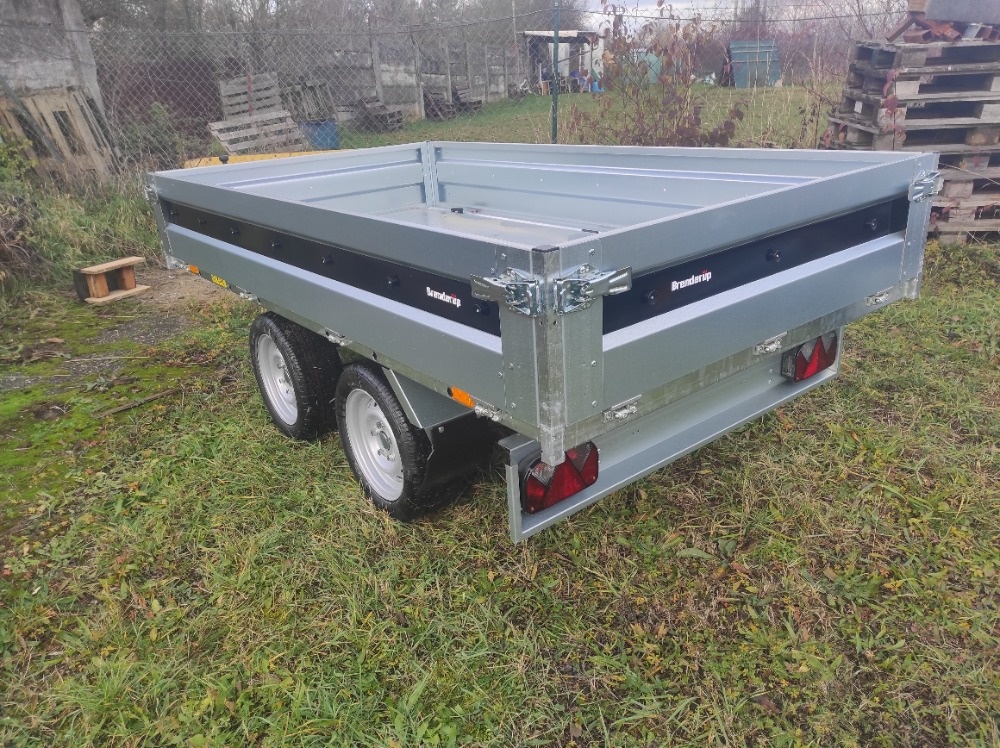 SLEVA elektrohydraulický sklápěč přívěsný vozík Brenderup