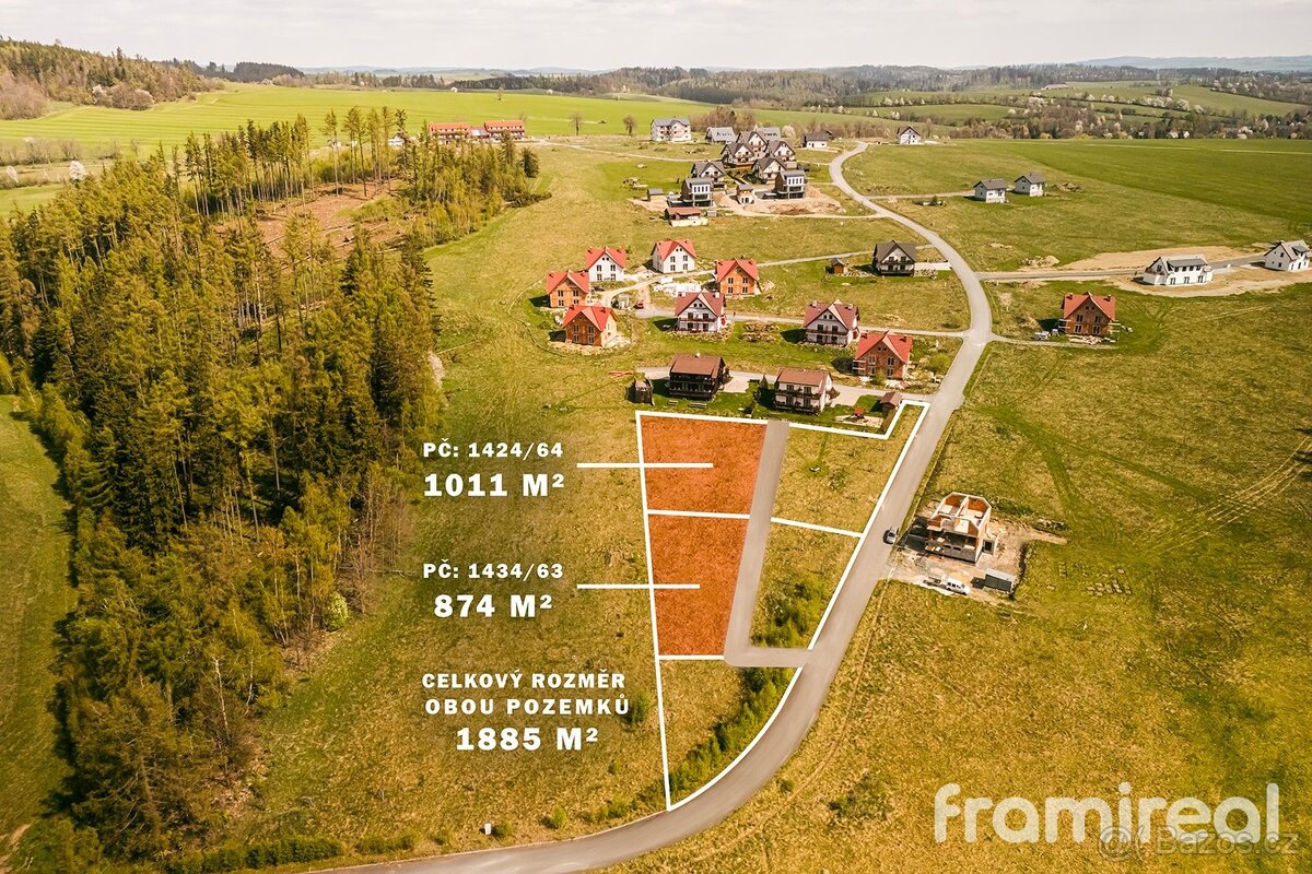 Prodej pozemky pro bydlení, 1985 m² - Václavov u Bruntálu -