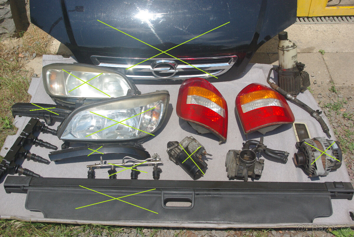 Díly Opel Zafira A 1.8